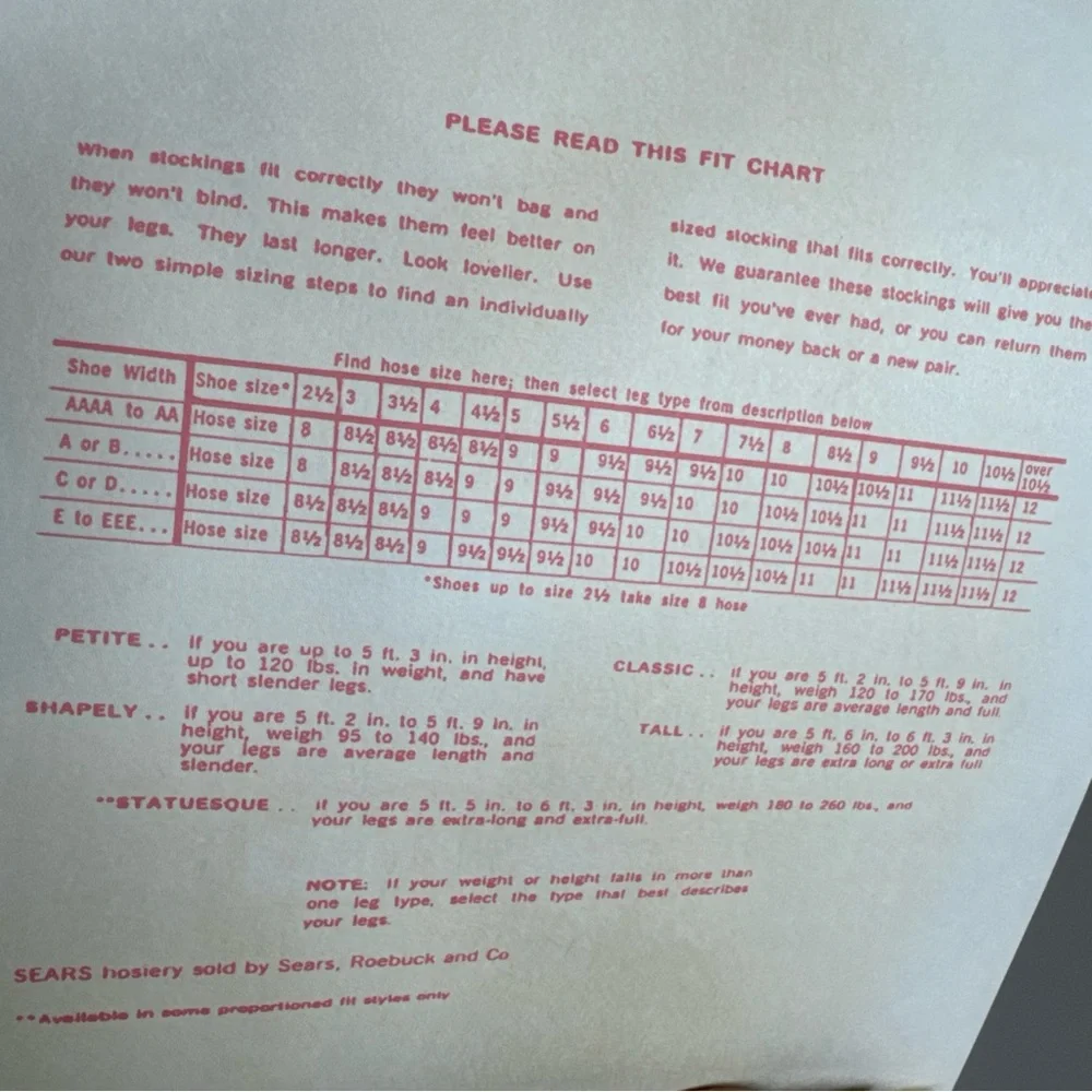 Sears Roebuck vintage pairs